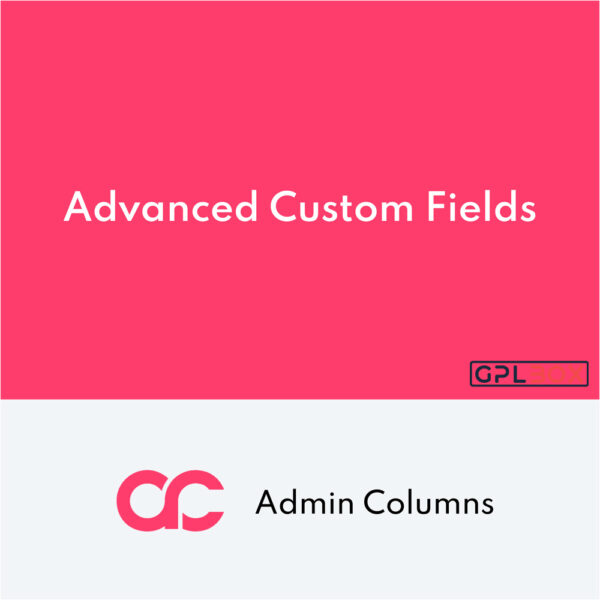 Admin Columns Pro Advanced Custom Fields (ACF)