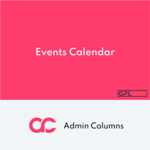 Admin Columns Pro Events Calendar