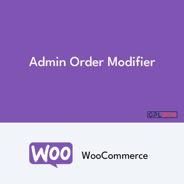 Admin Order Modifier para WooCommerce