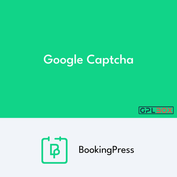 BookingPress Google Captcha