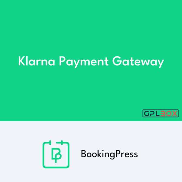 BookingPress Klarna Payment Gateway