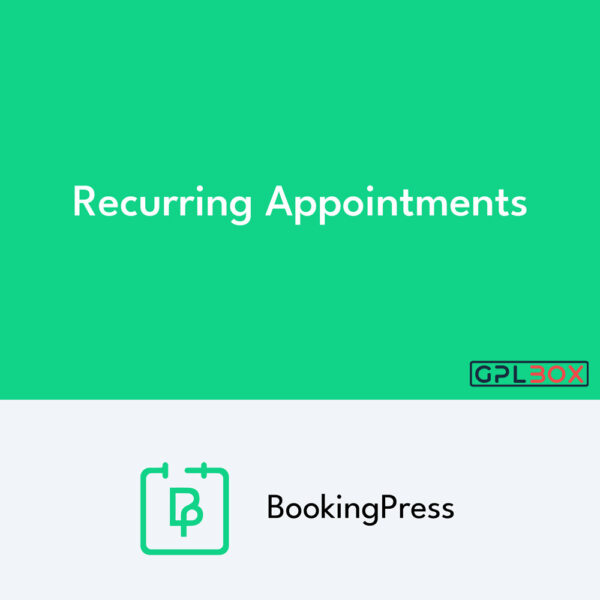 BookingPress Recurring Appointments