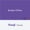 Themify Builder FitText