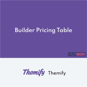 Themify Builder Pricing Table