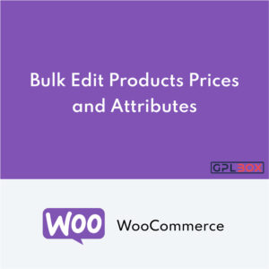 WooCommerce Bulk Edit Products Prices y Attributes