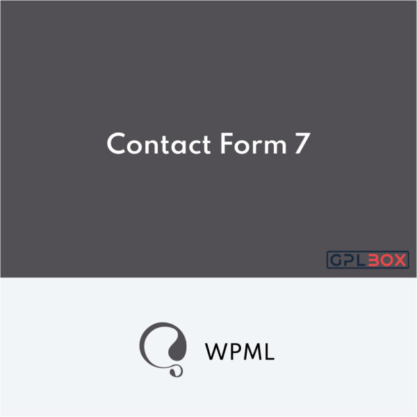 WPML WordPress Multilingual Contact Form 7 Addon WPML WordPress Multilingual Contact Form 7 Addon