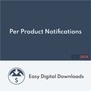 Easy Digital Downloads Per Product Notifications