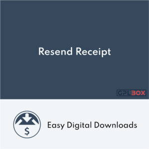 Easy Digital Downloads Resend Receipt