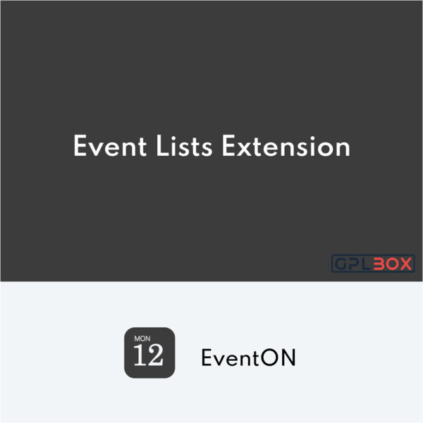 EventOn Event Lists Extension EventOn Event Lists Extension
