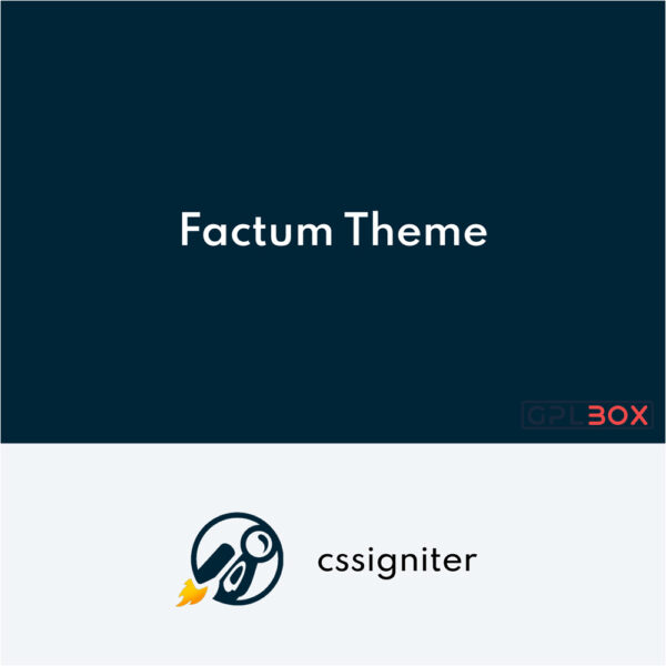 CSS Igniter Factum WordPress Theme