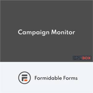 Formidable Forms Campaign Monitor