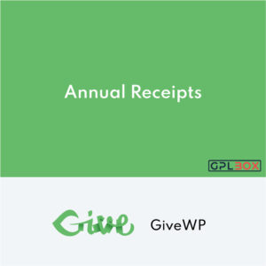 GiveWP Annual Receipts