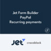 Jet Form Builder PayPal Recurring payments