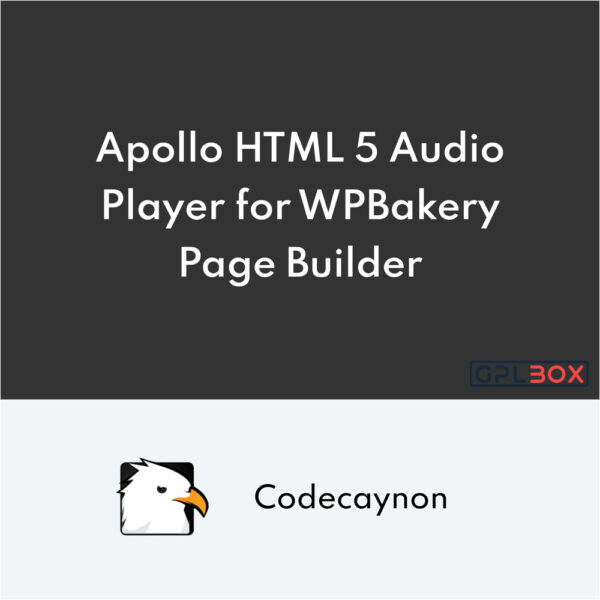 Apollo HTML 5 Audio Player para WPBakery Page Builder