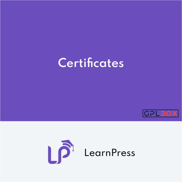 LearnPress Certificates LearnPress Certificates