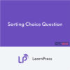 LearnPress Sorting Choice Question