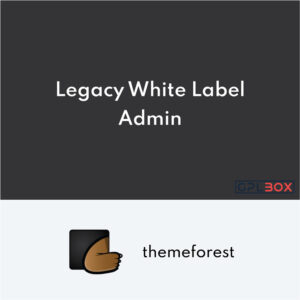 Legacy White label WordPress Admin Theme