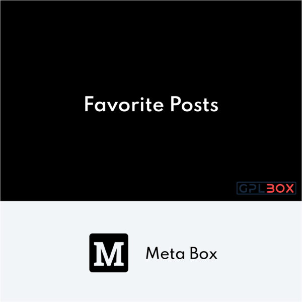 Meta Box Favorite Posts Meta Box Favorite Posts