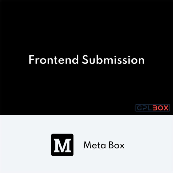 Meta Box Frontend Submission