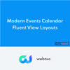 Modern Events Calendar Fluent View Layouts