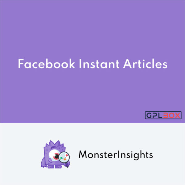 MonsterInsights Facebook Instant Articles Addon MonsterInsights Facebook Instant Articles Addon