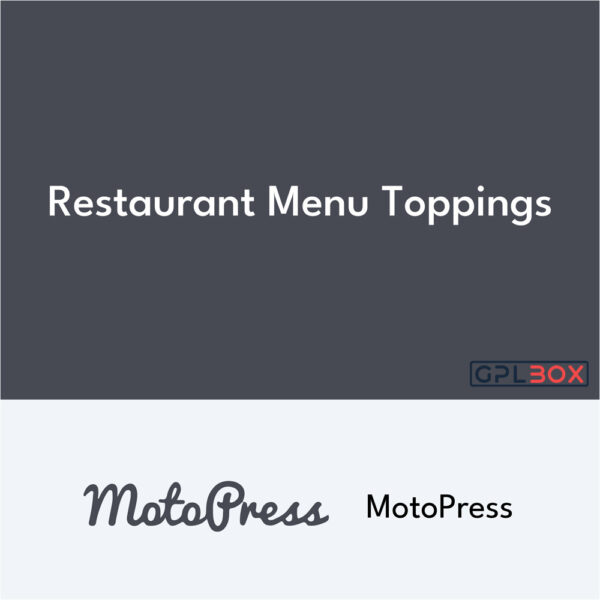 MotoPress Restaurant Menu Toppings MotoPress Restaurant Menu Toppings