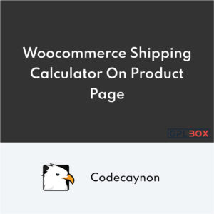 WooCommerce Shipping Calculator On Product Page