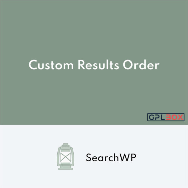 SearchWP Custom Results Order