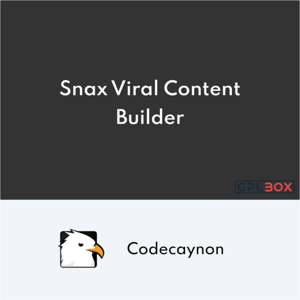 Snax Viral Content Builder WordPress Plugin Snax Viral Content Builder WordPress Plugin
