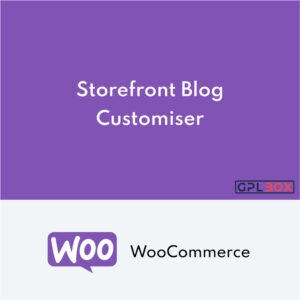 Storefront Blog Customiser