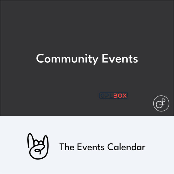 The Events Calendar Community Events