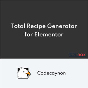 Total Recipe Generator WordPress Recipe Maker with Schema y Nutrition Facts (Elementor addon)