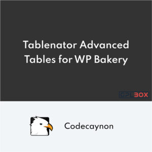 Tablenator Advanced Tables para WordPress y WP Bakery Page Builder