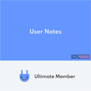 Ultimate Member User Notes