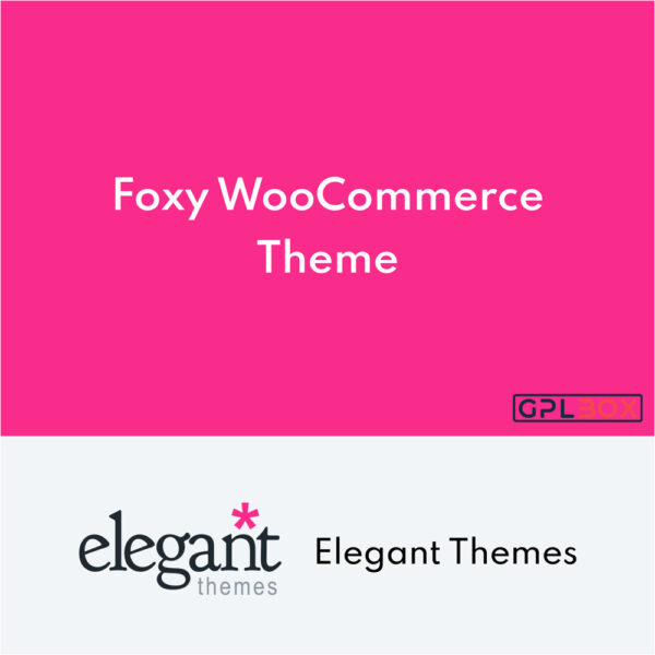 Elegant Themes Foxy WooCommerce Theme