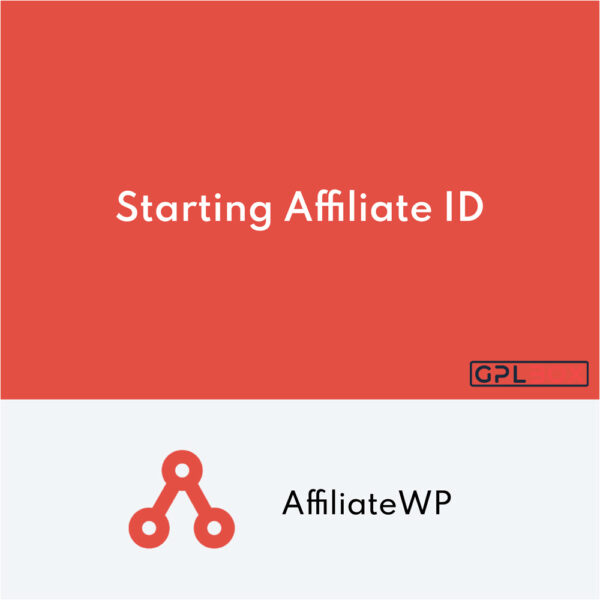 AffiliateWP Starting Affiliate ID AffiliateWP Starting Affiliate ID