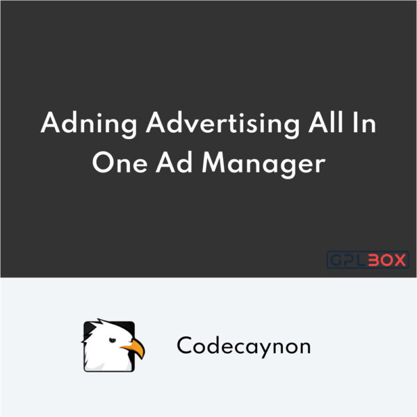 Adning Advertising All In One Ad Manager pour WordPress