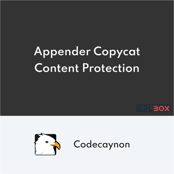 Appender Copycat Content Protection pour WordPress