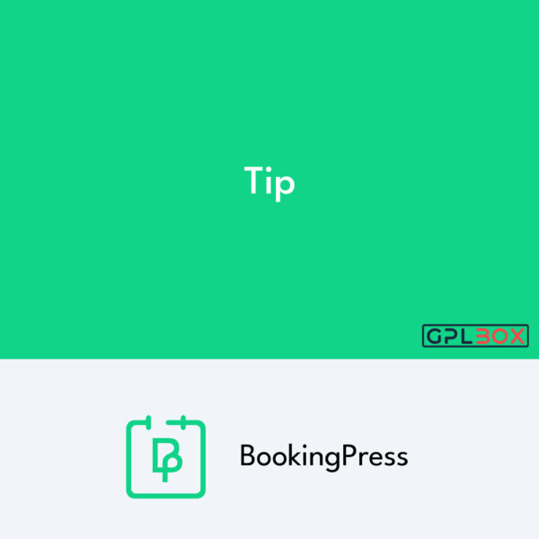 BookingPress Tip