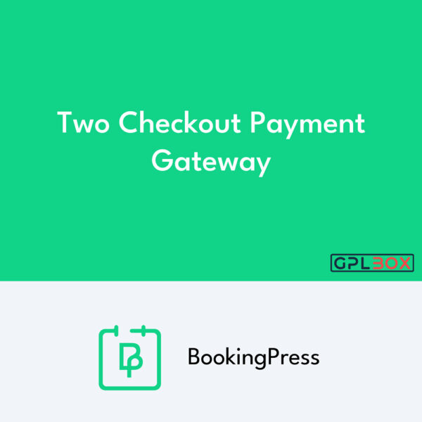 BookingPress Two Checkout Payment Gateway