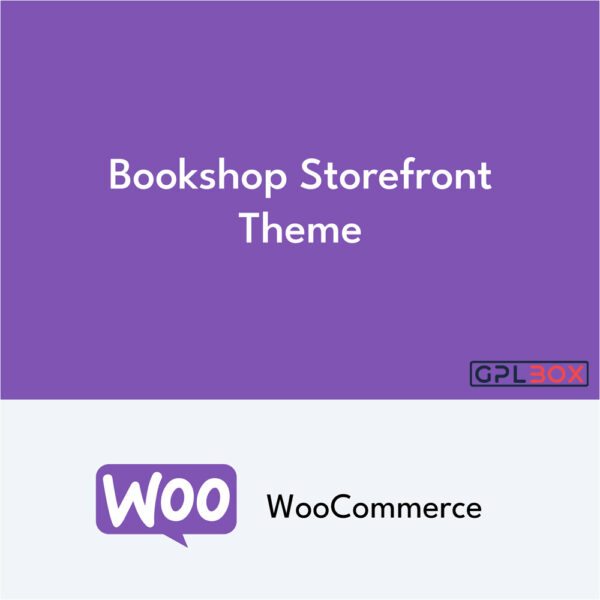 Bookshop Storefront WooCommerce Theme