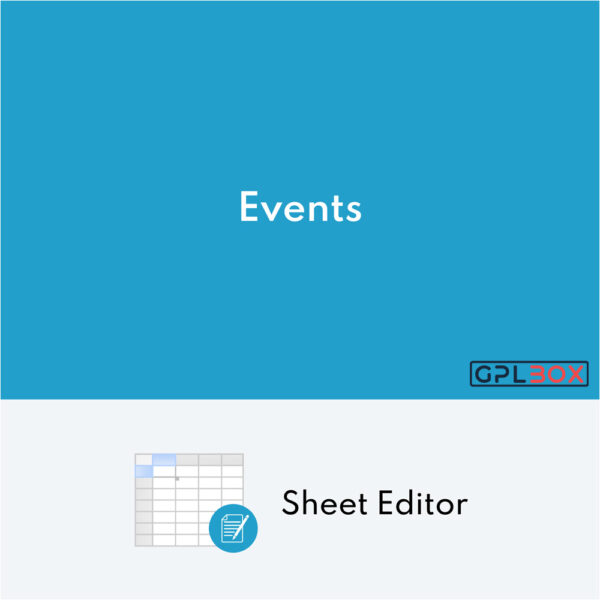 WP Sheet Editor Events Pro WP Sheet Editor Events Pro