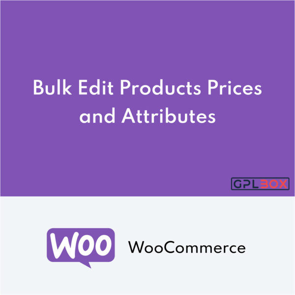 WooCommerce Bulk Edit Products Prices et Attributes WooCommerce Bulk Edit Products Prices et Attributes
