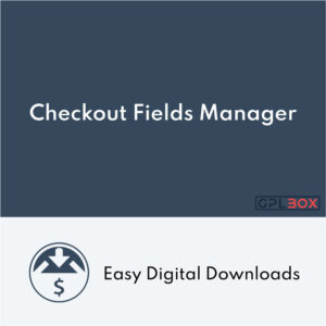 Easy Digital Downloads Checkout Fields Manager