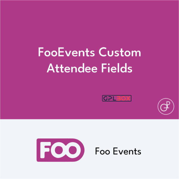 FooEvents Custom Attendee Fields