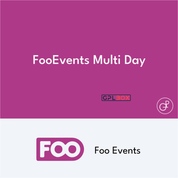 FooEvents Multi Day FooEvents Multi Day