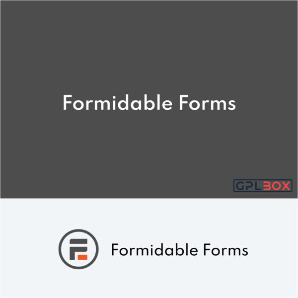 Formidable Forms Pro Formidable Forms Pro