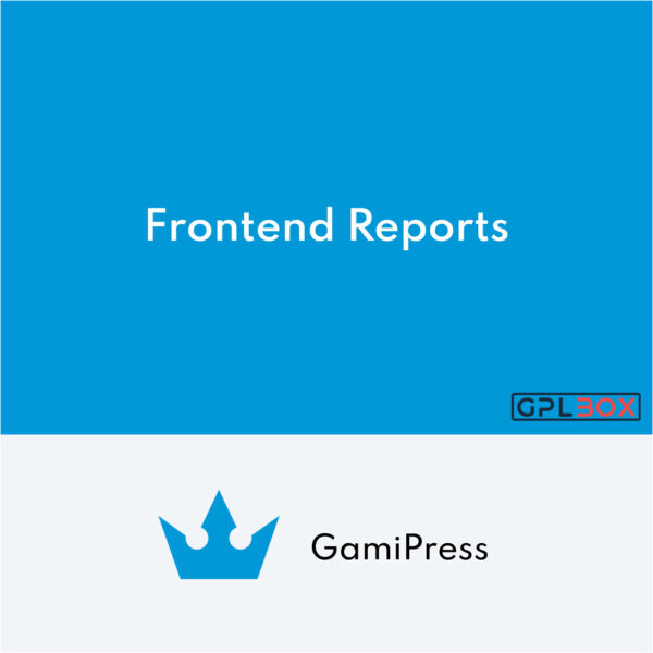 GamiPress Frontend Reports WordPress Plugin GamiPress Frontend Reports WordPress Plugin
