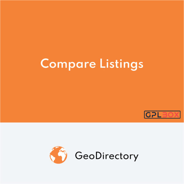 GeoDirectory Compare Listings