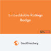 GeoDirectory Embeddable Ratings Badge